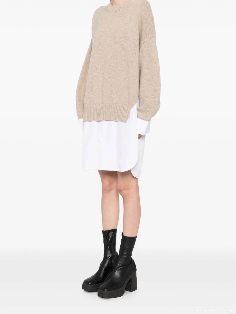 Affordable Stella top cuffs hem Women and McCartney shirt knitted 0719